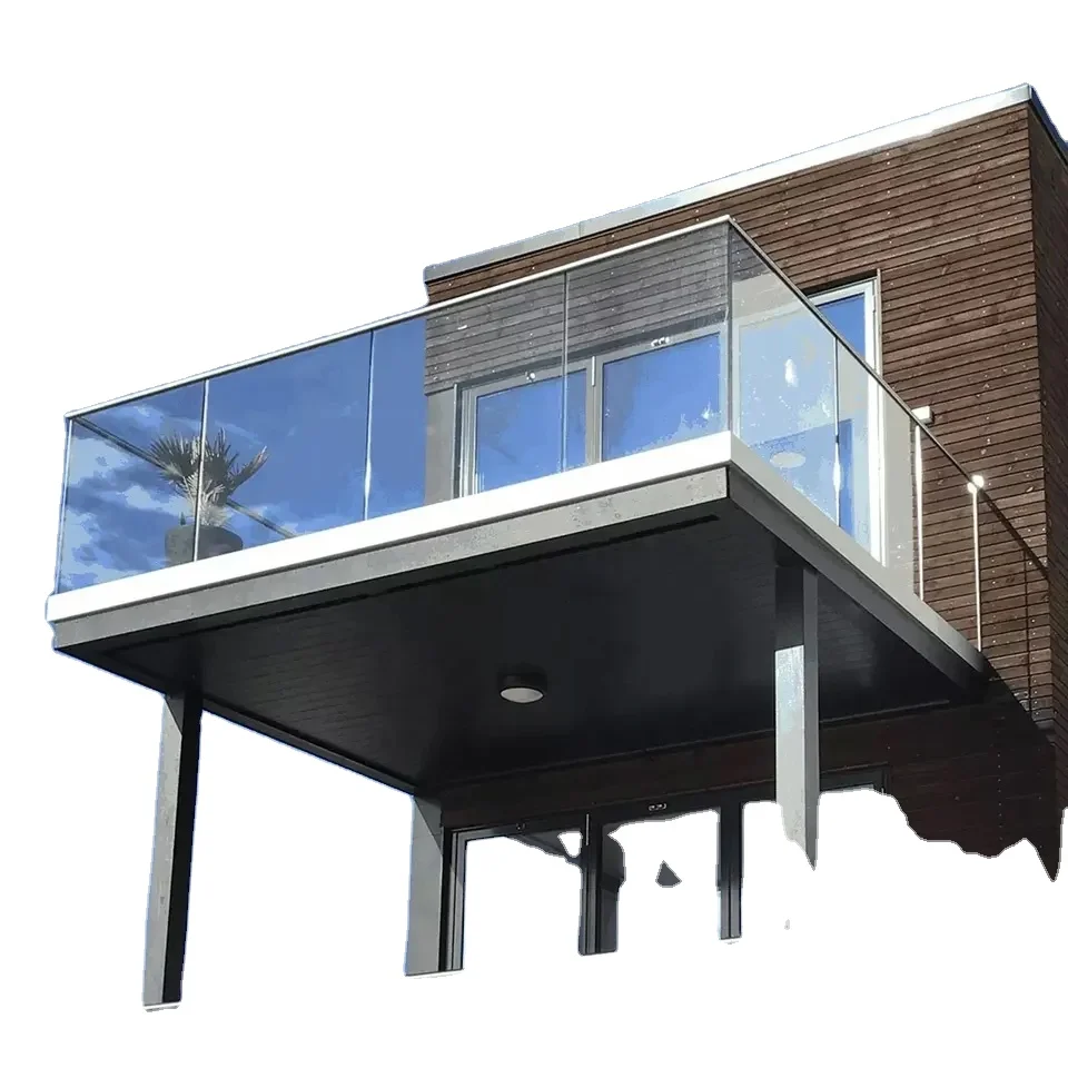 DF postes para barandales   parapetto vetro de acero inoxidable pasamanos  barandilla  polyurethane balustrade  	 vetro