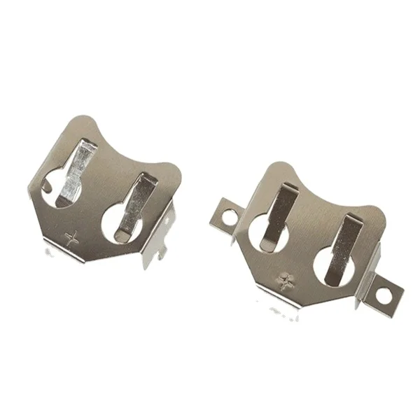 Stamping AAA Battery Clip N Battery Holder Spring Contact Mount PCB Spring Steel Nickel Plated