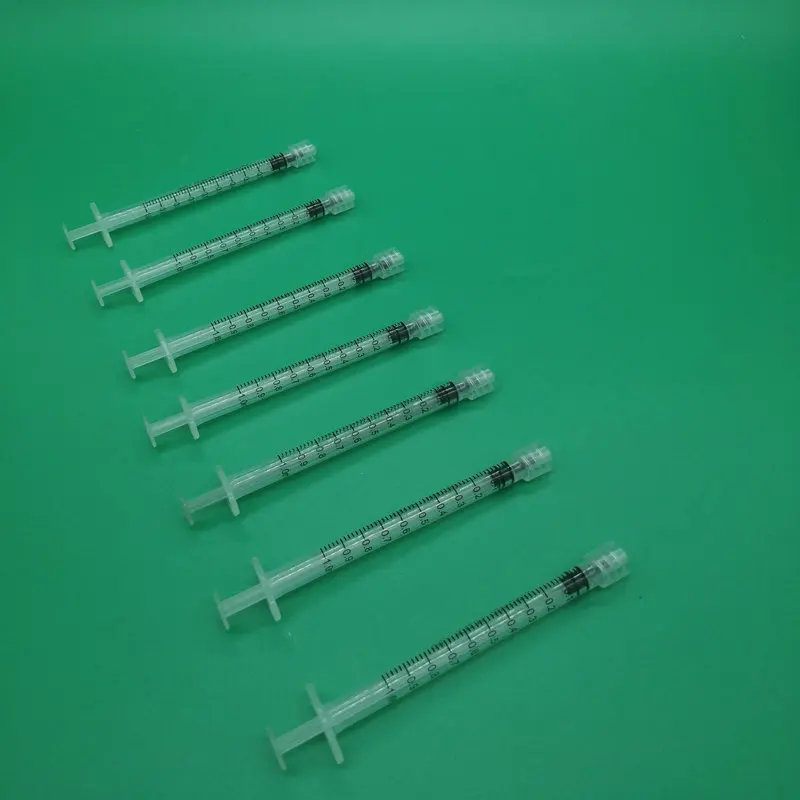 Factory Price  medical sterile 3parts disposable syringe with CE&ISO