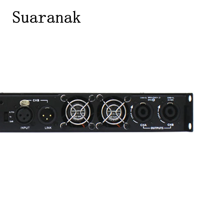 YLW-AT1800 Professional Audio Sound Digital Power Amplifier With PFC 2 Channels 1700W 1U Class D for for Karaoke Party Bars