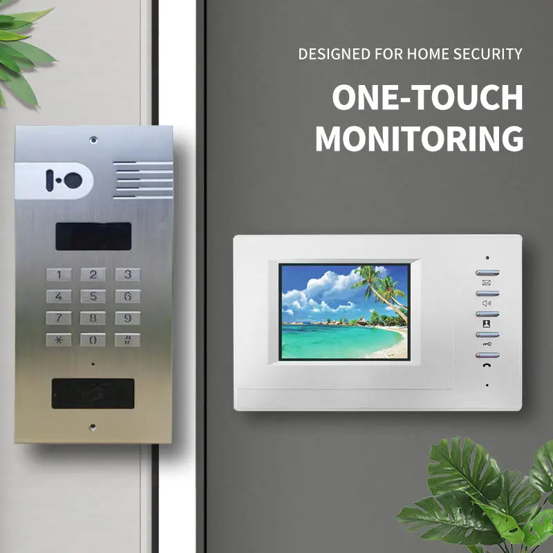 3.5 inch tft lcd monitor Smart Phone Multi Building Video Intercom System Multi Apartment Video Door Phone Intercom System SIP
