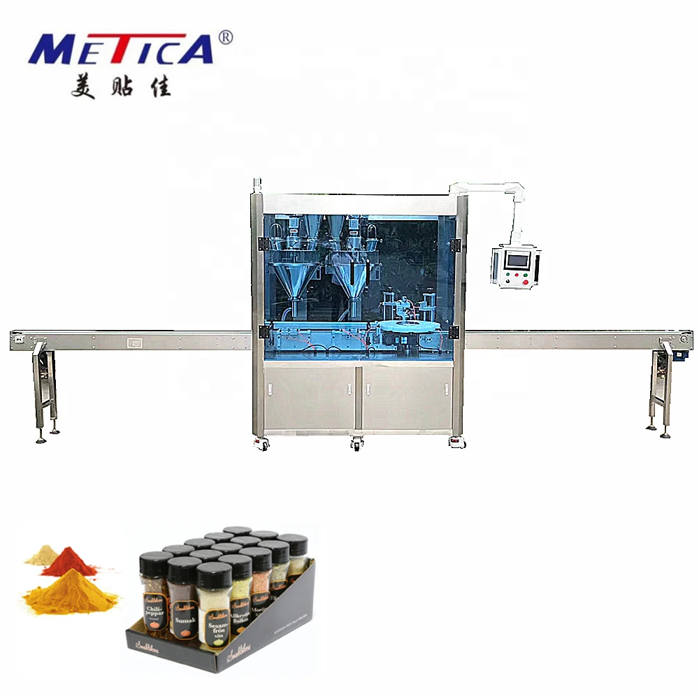 METICA manufacturer Automatic filling machine for spices auger filling spice jar filling machine hot sale
