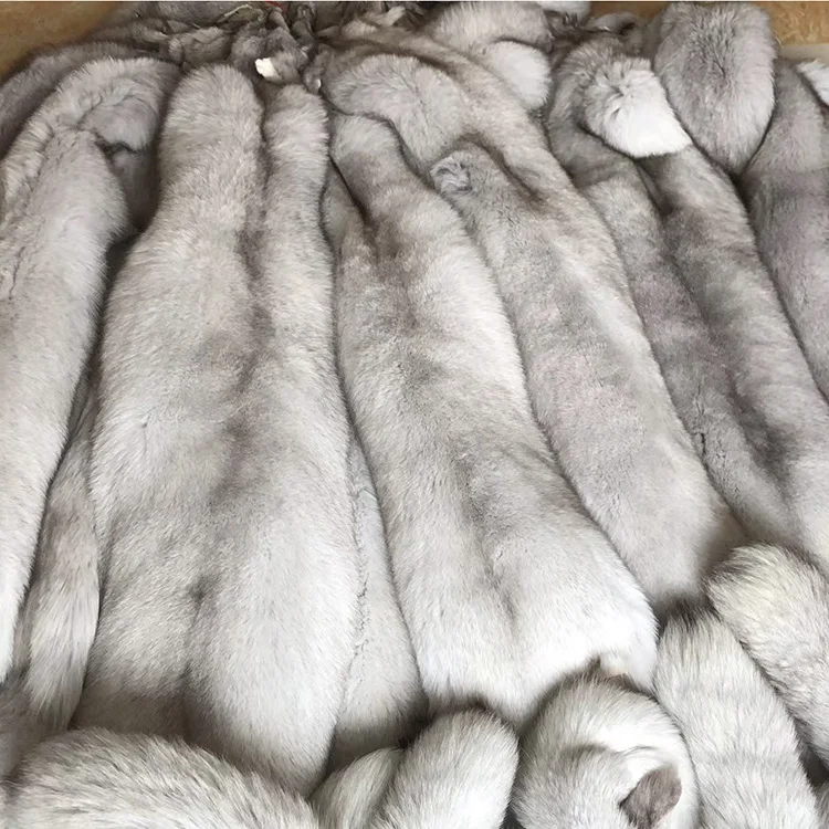 Natural fox skin, clothing, shoes and hats fur decoration accessories, real silver fox red fox skin