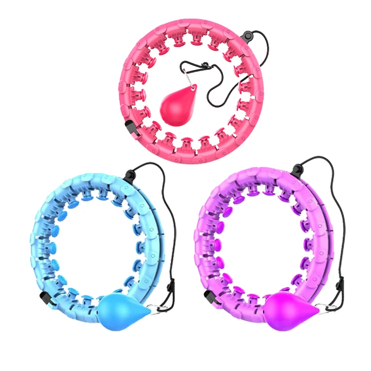 Not Drop Adjustable Smart Sport Hoops Indoor Fitness Workout Home Exercise Gym Training Hoopfit Slim Waist Intelligent Hula Ring