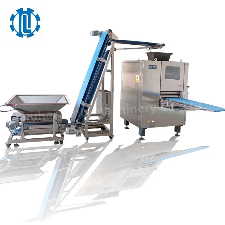 Commercial bread making machine Dough cutting machine Large gram Dough dividing feeding conveyor for automatic feeding dough