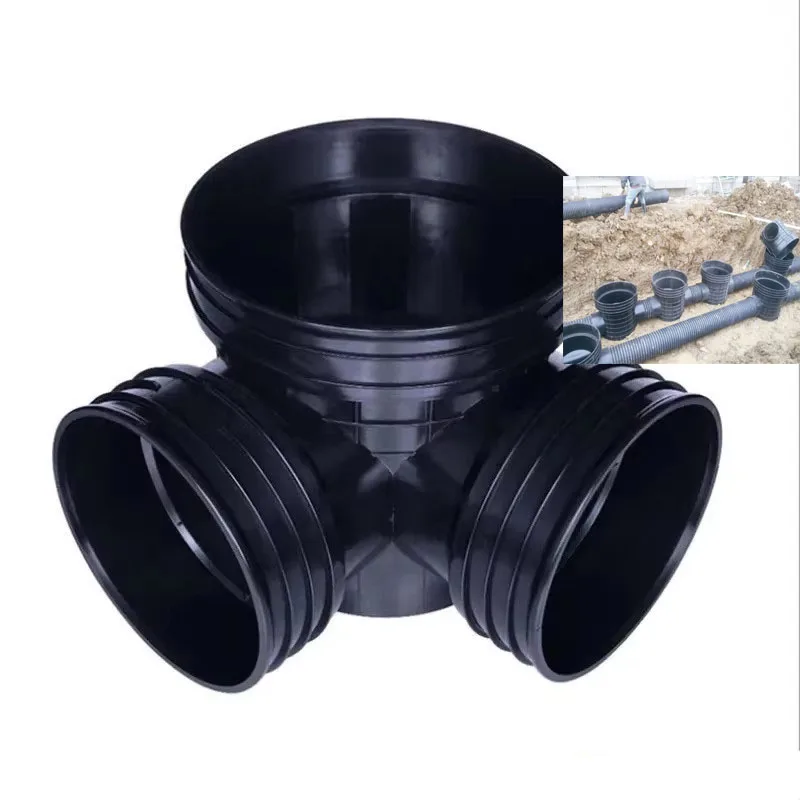FUGU Factory wholesale sewage treatment system plastic inspection chamber
