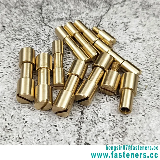Hot Sale Factory Custom Stainless Steel or Brass Corby Bolt Screw Knife Handle Screw