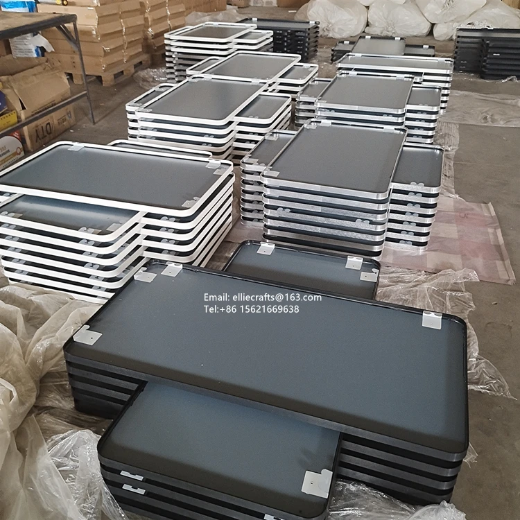 Rectangle Mirror Decorative Big Large Black Gold Metal Aluminum Framed Full Length body Long Dressing wall Bathroom Mirror