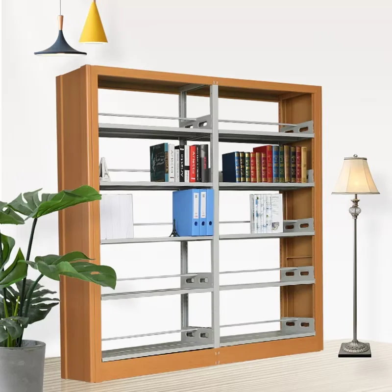 School metal steel bookcase storage bookshelf school library modern Bookcase Steel