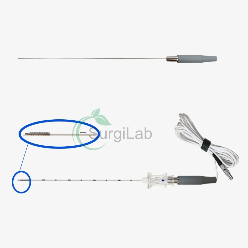 Pain Management Medical Disposable RF Cannula Reusable Radiofrequency RF Electrode Probe For Baylis Diros RF Lession Generator
