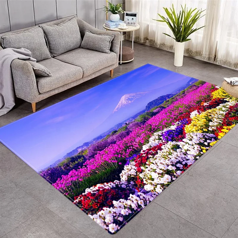 3d Modern Design Area Rug And Mat 3d Polyester Soft  landscapes  Carpet  40x 60cm(16x24inch) 12mm thickness