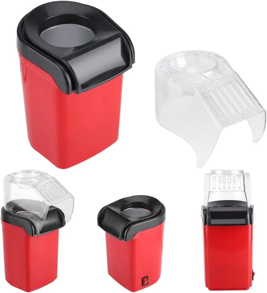 Портативная бытовая машина для приготовления попкорна 1300 Вт из полипропилена и поликарбоната