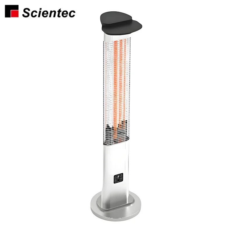 New Arrival Three Power Settings Digital Display Remote Control Floor Standing Patio Heater
