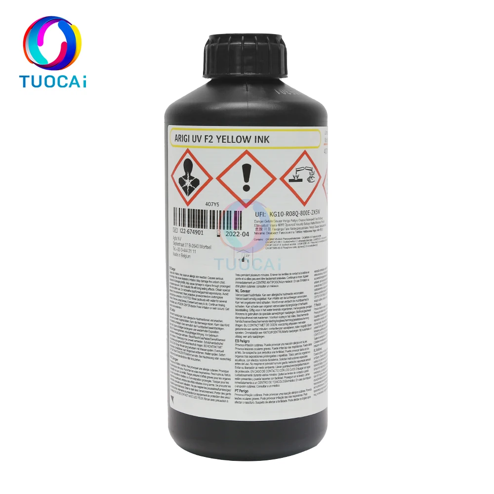 Hot Sale Agfa Ink 1000ml/bottle AGFA UV Ink for UV Printer with Ricoh G5/5S/6 Printheads