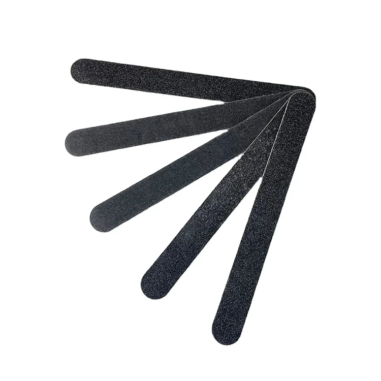 Factory selling Emery black nail file high-grade wood chips Professional polishing wooden nail file