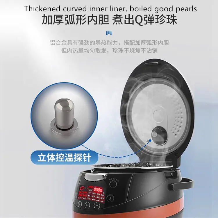 Factory Direct China Delay Timer Digital Display Pearl 8L Cooker Programmable Settings