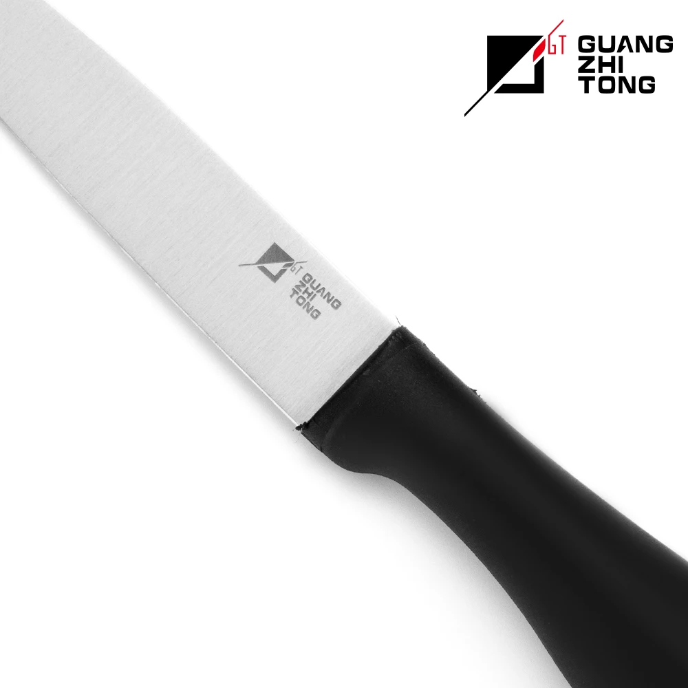 8-Inch Soft Touch Rubber PP+TPR Handle Carving and Slicing Knife Kitchen Knives Genre