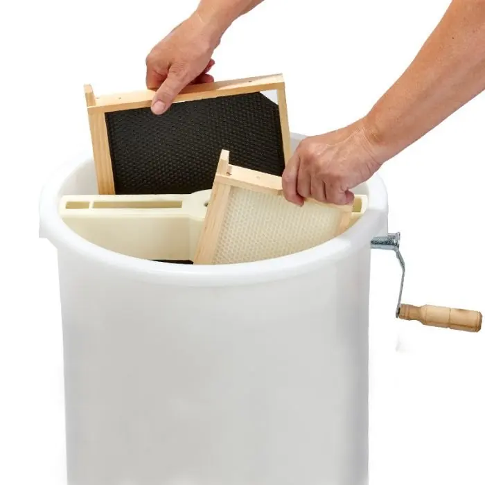 honey harvesting machine 2 frame plastic honey extractor