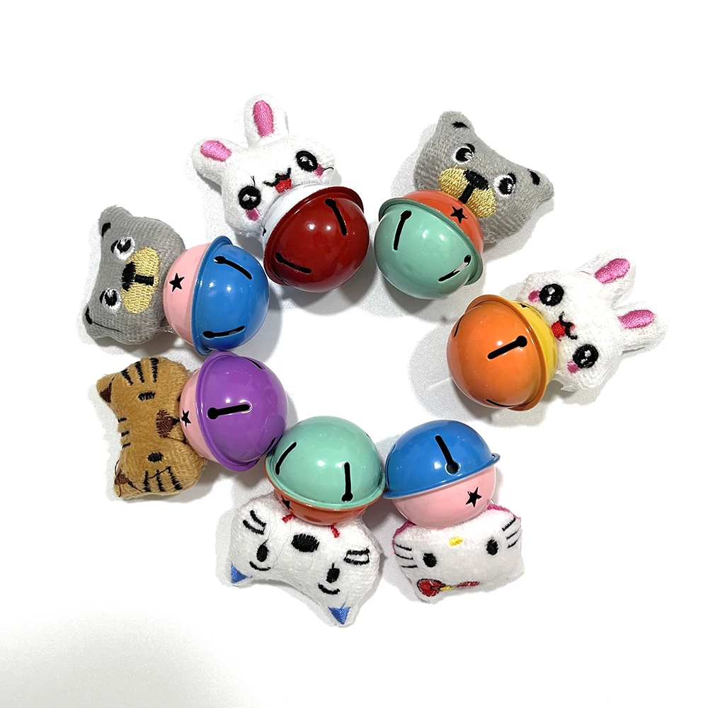 Hot Selling New Design Pet Toys Stocked Lovely Plush Cat Toy with Bell