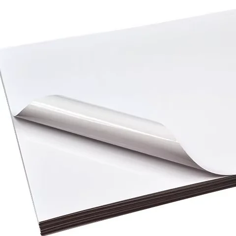 SZJOHNSON  80gsm Semigloss paper with hot melt self-adhesive coated paper paper for printing