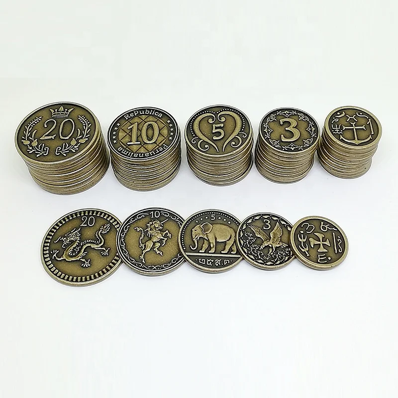 China manufacture wholesale custom metal material pierced metal token