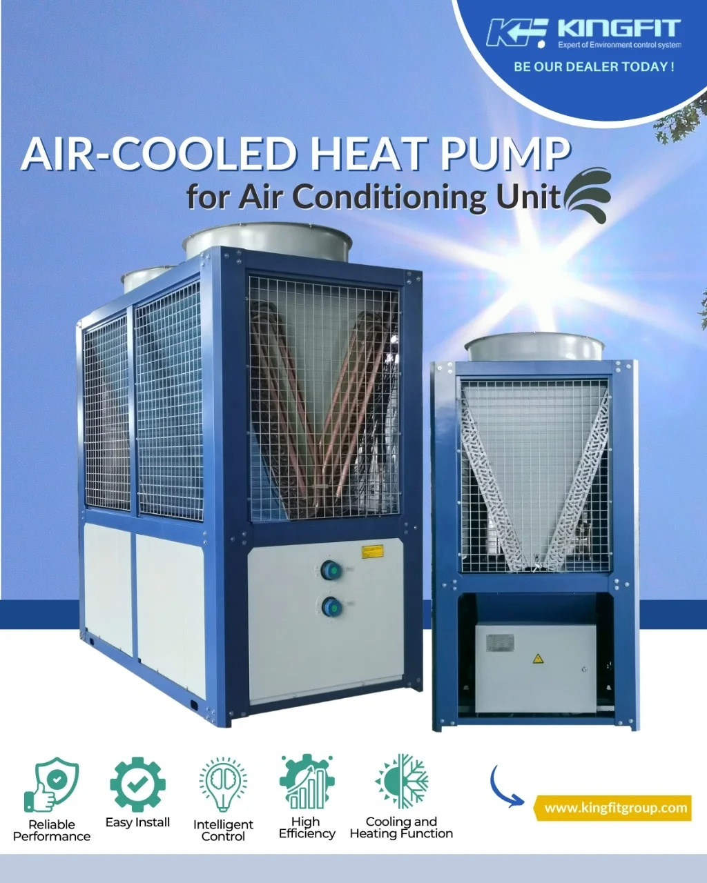 Air Source Conditioner Unit Water Heaters Heat Pump