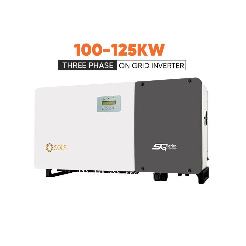 Solis High Voltage string inverter 125kw 110kw 100kw 3 phase 5G on grid tie solar inverter Solis-125K-HV-5G