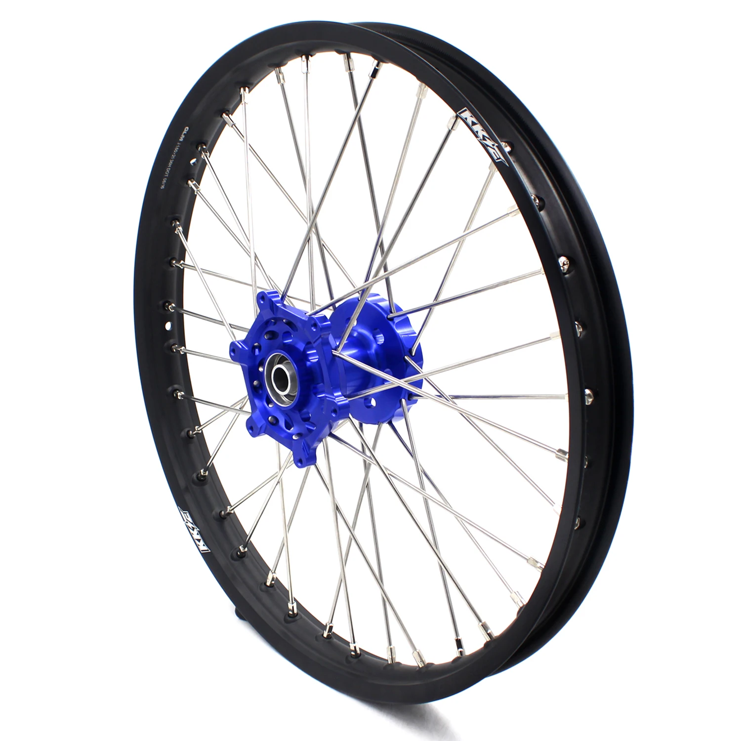  KKE Motorcycle 21/18 CNC Wheels Hubs Set Compatible with SUZUKI DRZ400 2000-2004 DRZ400E DRZ400S RAcing Enduro Blue