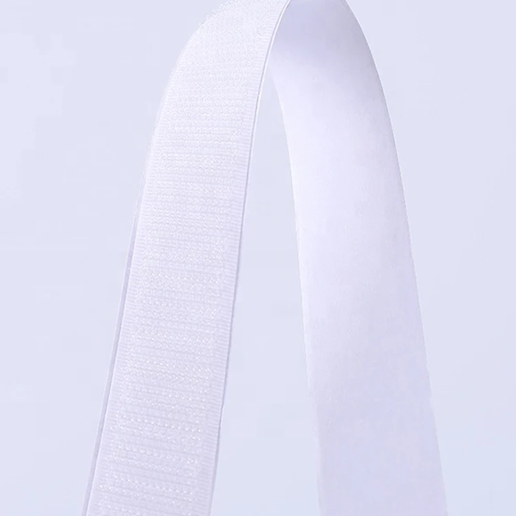 High Quality 100% Nylon Self Adhesive Hook and Loop Sticky Back Tape Fabric Fastener Tape Adhesive Glue Hook Loop for Clothes