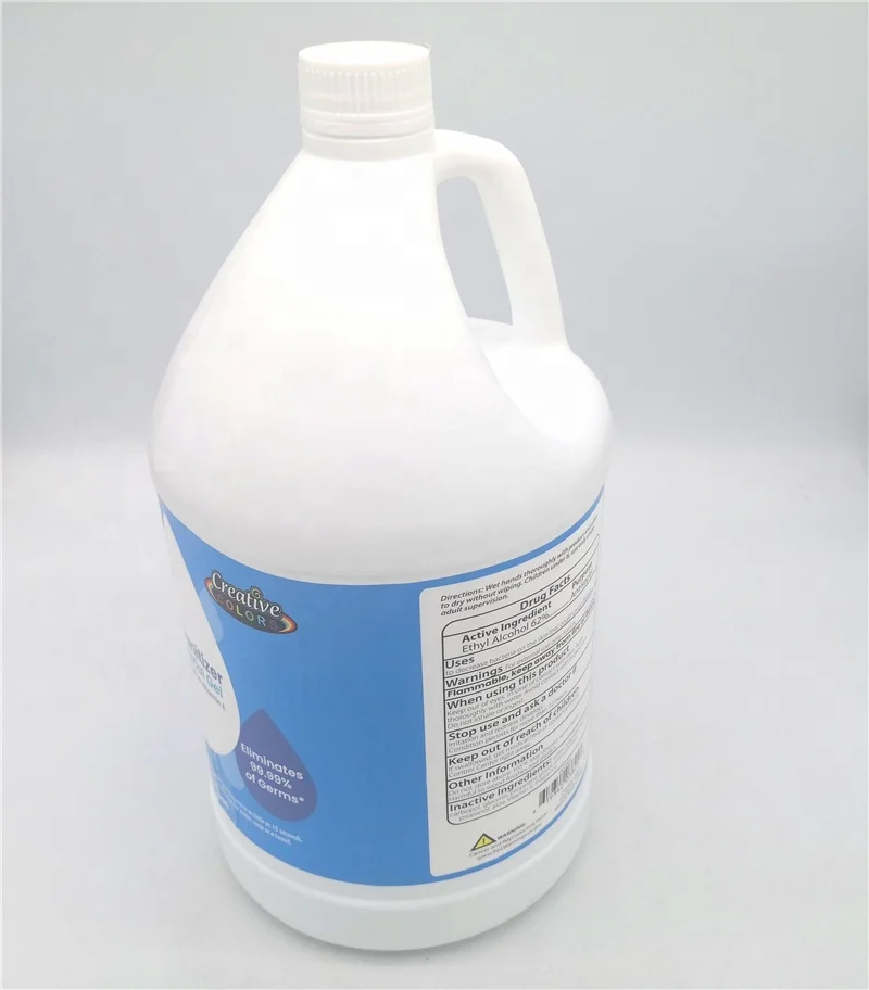 3.78L Anti Bacterial Instant Waterless Ethonal Alcohol 1 Gallon Hand Sanitizer Gel