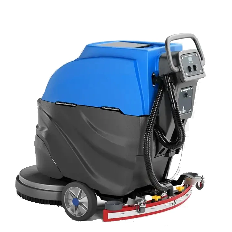 CleanHorse G1 battery powered plastic wheelie commercial floor scrubber cleaning machine