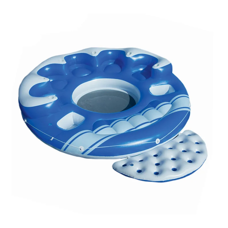 Heavy Duty Inflatable Island 6 Person Raft Lounger Float