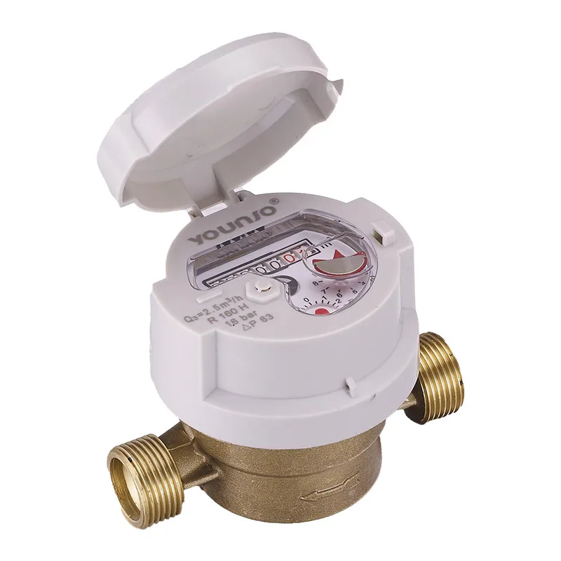 T30 MAP 16 Brass R160 Single Jet Dry Watermeter Digital Smart Dial Intelligent Water Meters