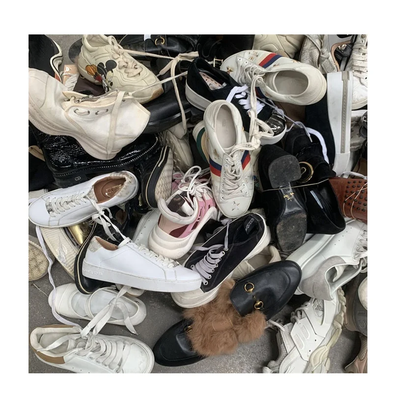 Designer bales shoes used sneakers supplier preloved ladies luxury sandals thrift ukay women italy branded high-heels