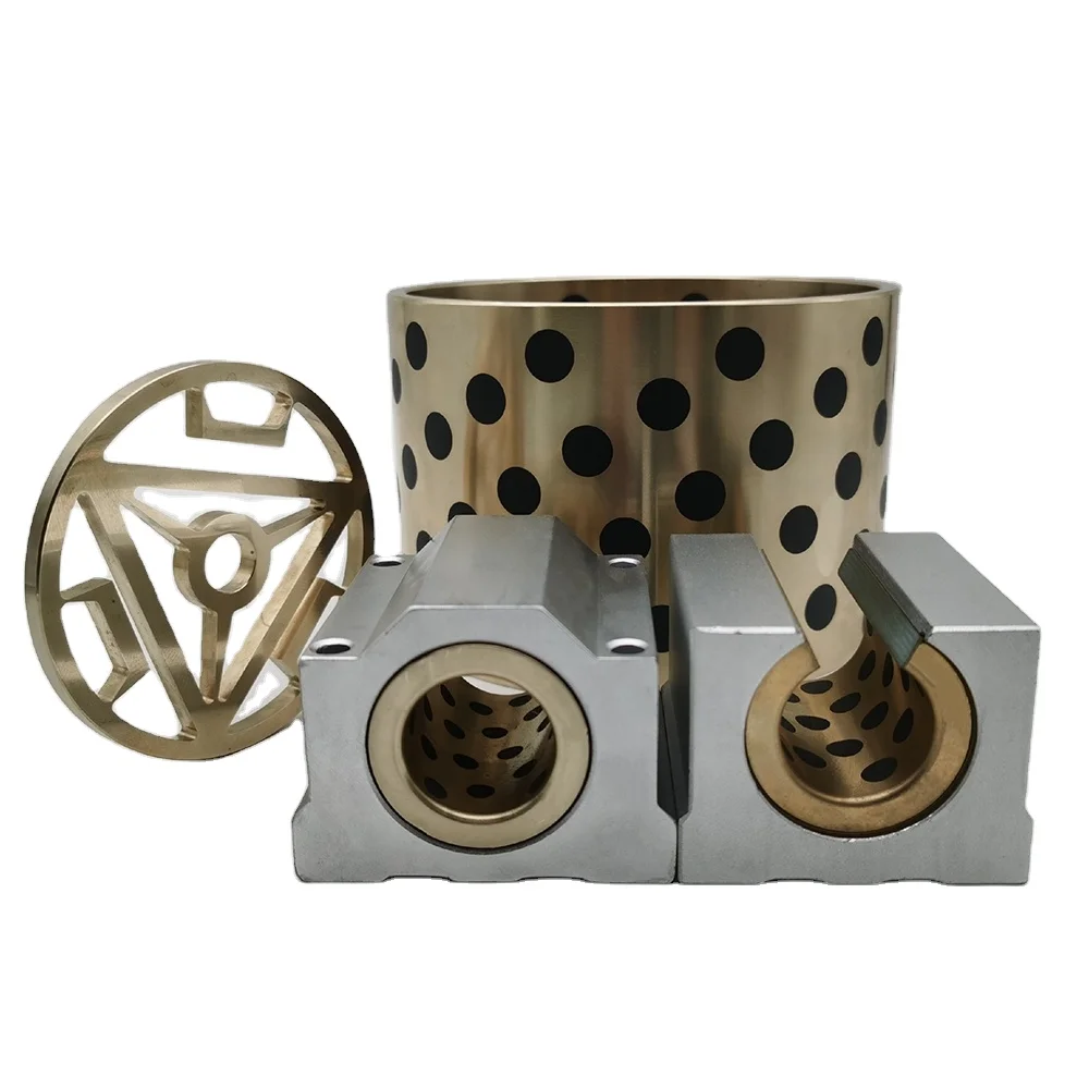 
SANLONG Assembly Instead Of LM linear Copper Sleeve Series I.D.8-60 Bushing Seat Slider SCS50UU Aluminum Pillow Block Bearing 