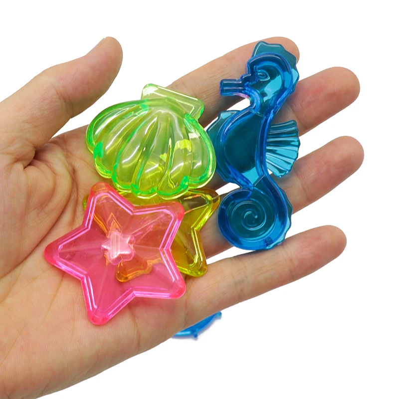 Outdoor Diving Gem Plastic Underwater Swimming Pool Toys for Summer Beach Party for Kids and Adults