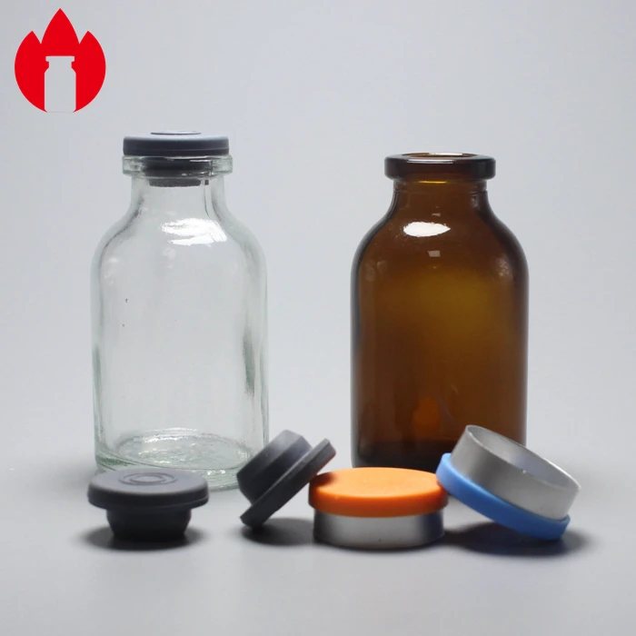 Medical Glass Moulded Bottle Factory 50A 100A 250A 500A Injection Bottle