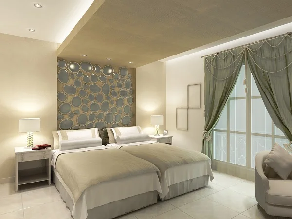 Customized Modern Design Royal Villa Bedroom Furniture Bed Set