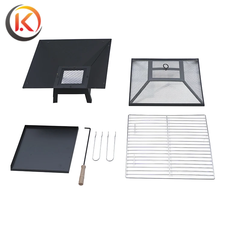 China Indoor Square home use japanese Mini charcoal portable barbecue Bbq grill With Handle