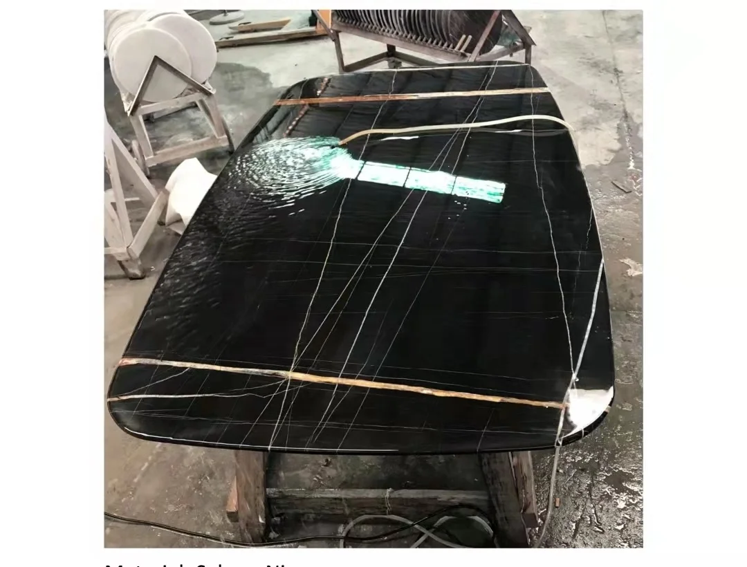 Лидер продаж черный золотой мрамор с золотыми венами из нержавеющей