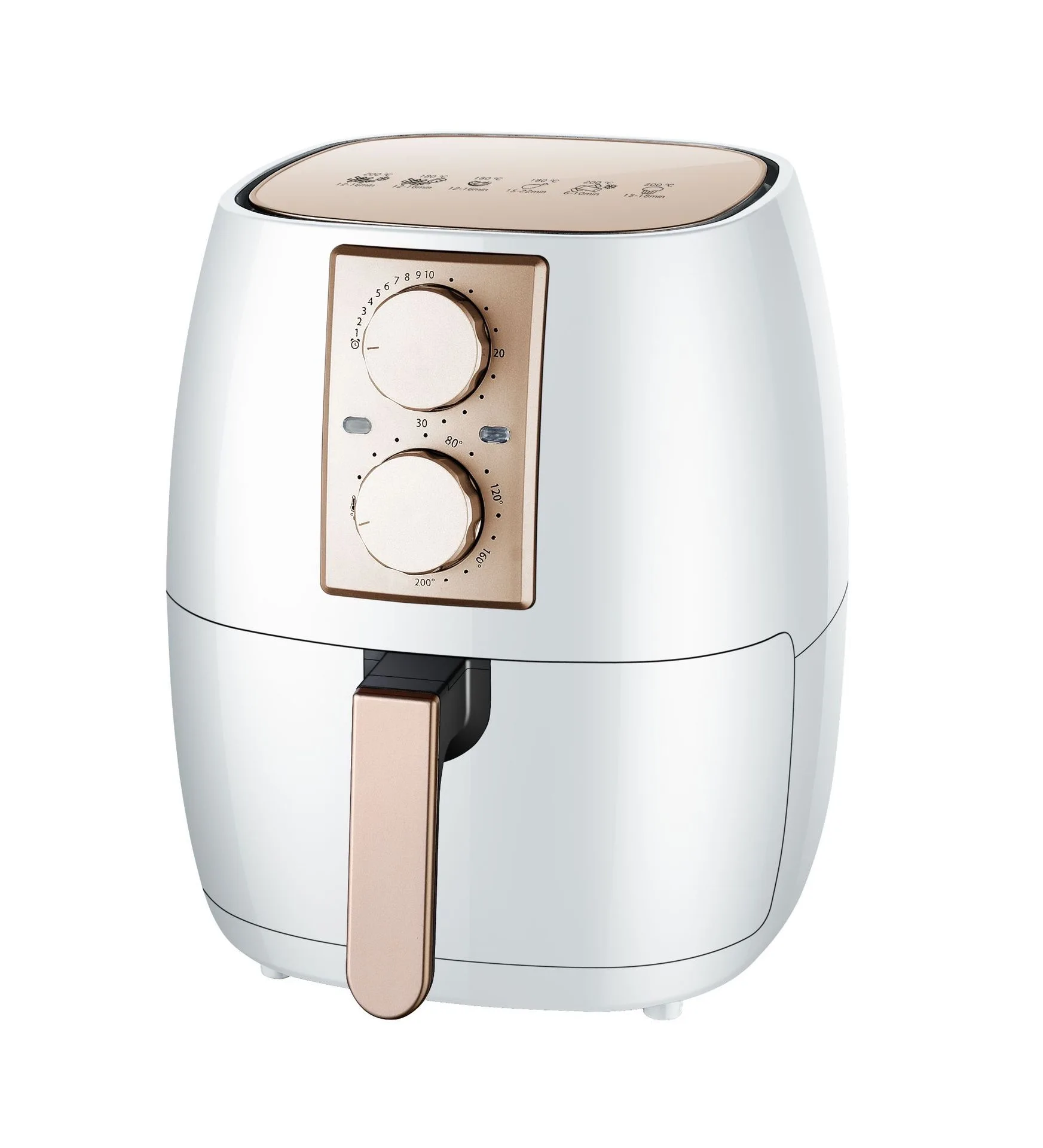 Online Shop Hot Sale Stainless Steel Air Fryer Oven Custom Oil Free Deep Fryer 5L Air Fryer