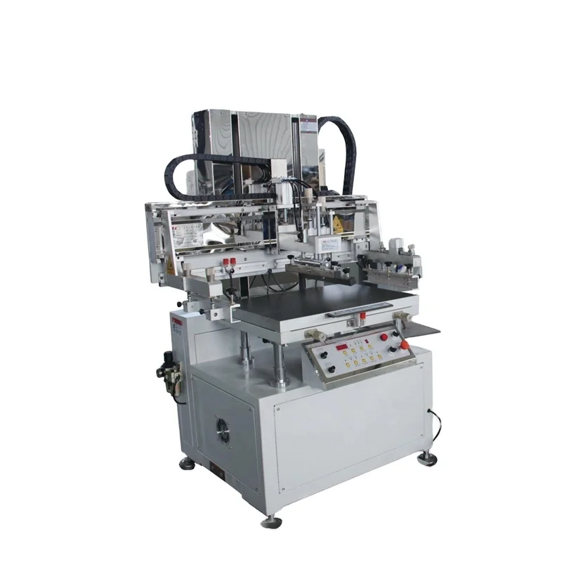High Precision Double Platform 35 X 50 Flat Automatic China Vertical Screen Printing Machine
