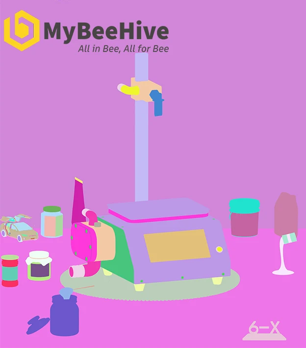 beekeeping tools beekeeping equipment 6-x mini liquid honey filling machine