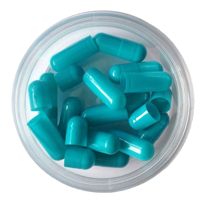 Black color size 00 bovine gelatin empty capsules separated