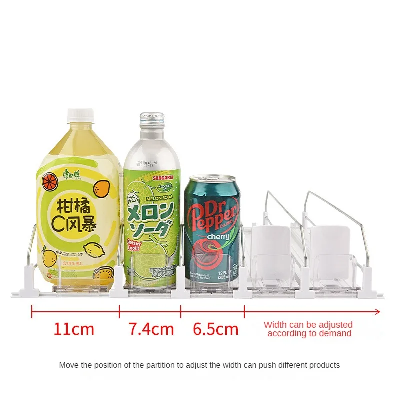 Universal Pusher Glide Display Bottle Beverage Drink Bottle Shelf Pusher System