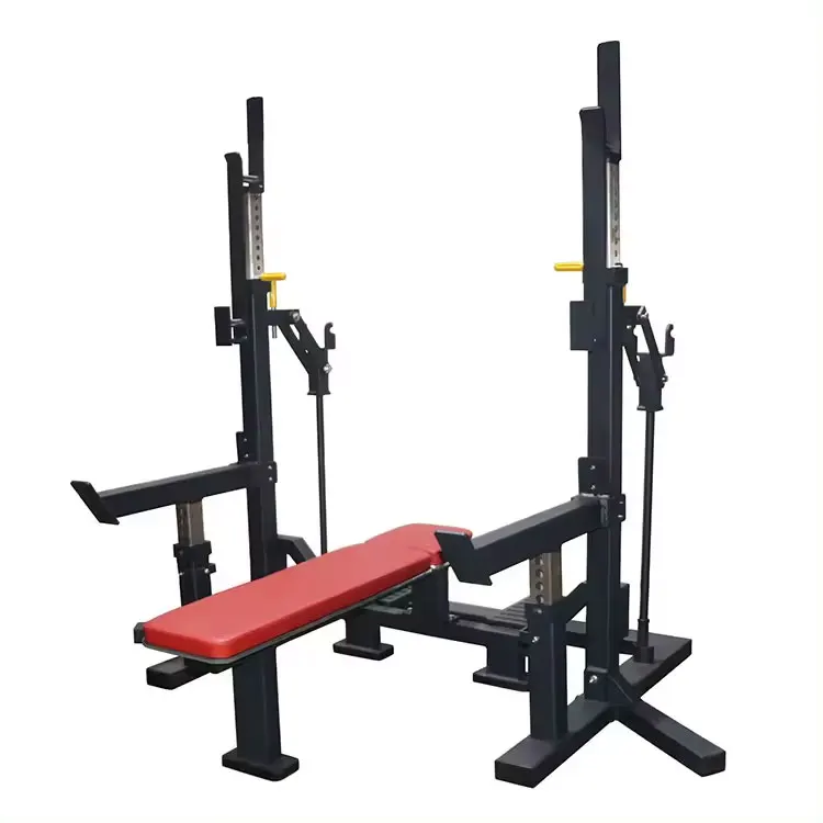 Adjustable bench press factory offer directly gym fitness equipment sit up bench multi adjustable incline and decline squat rack