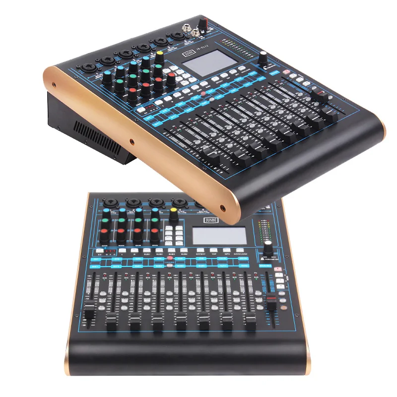 Jusbe JB-DL12 профессиональная звуковая карта dj для студийной записи, цифровой звуковой микшер для студии