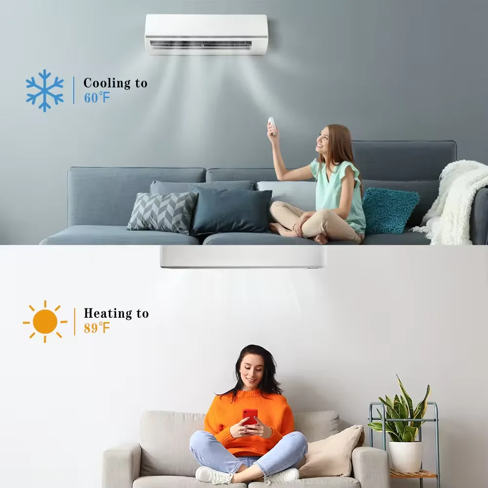 9000btu Hybrid ACDC Solar Air Conditioner For Apartment and House