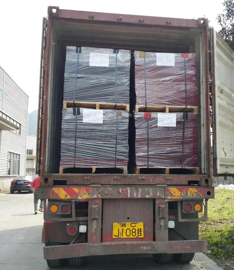 china manufacturer of high quality glossy rubber sheet for sandales