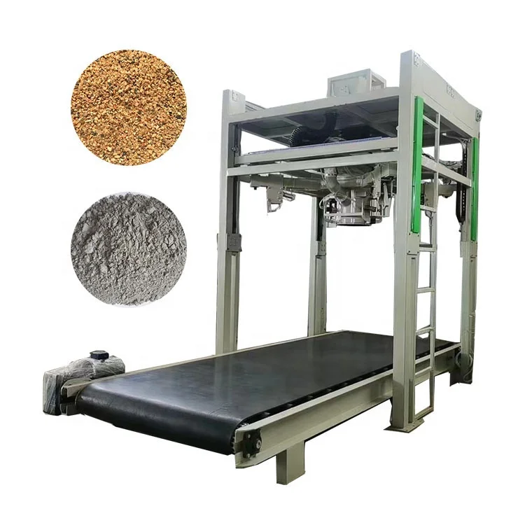 Automatic Weighing Filling FIBC Bulk Bag Pellets Compost Sand Gravel Cement Jumbo Bag Packing Ton Bag System Packaging Line